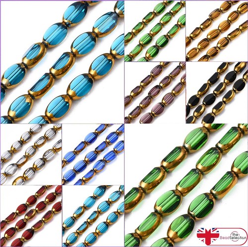 Glass electroplated oval - electroplated,