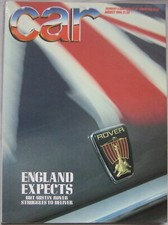 CAR August 1986 featuring