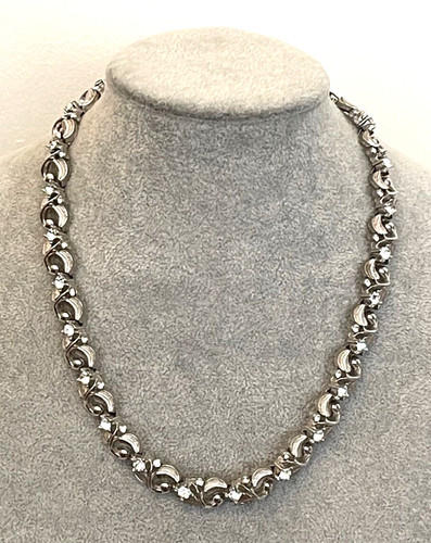 Trifari modernist necklace - modernist,