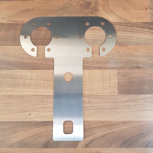 Stainless steel towbar - stainless,