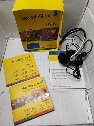 Rosetta stone espanol - espanol, spanish
