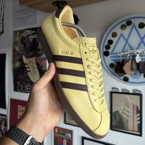 Adidas dublin yellow brown - dublin, yellow/brown