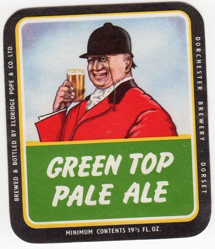 Beer label eldridge pope - label:,