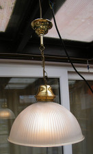 Vintage  Glass Holophane