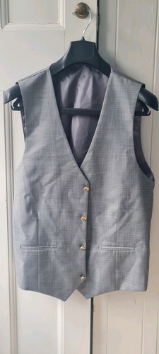 Men waistcoat grey 43 - men's,