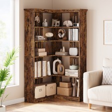 5 Tier Corner Panel Bookcase