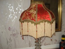 Victorian style   Red Silk