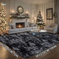 Soft Fluffy Rugs Shaggy Rug Faux Fur Carpet Mat Living Room Floor Bedroom Door