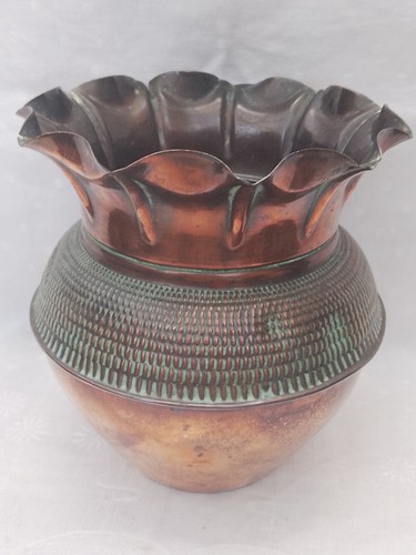 Antique art nouveau copper - art,