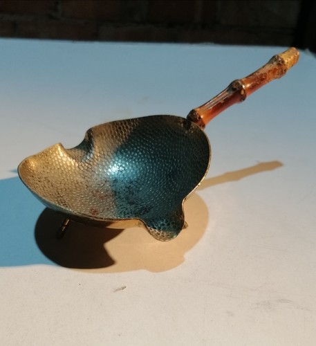 Antique 1950s metal - antique, ashtray