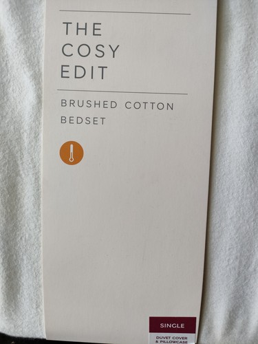 White brushed cotton - white,