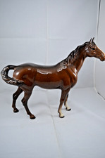 BESWICK BROWN SWISH TAIL HORSE 1ST VERSION MODEL No. 1182