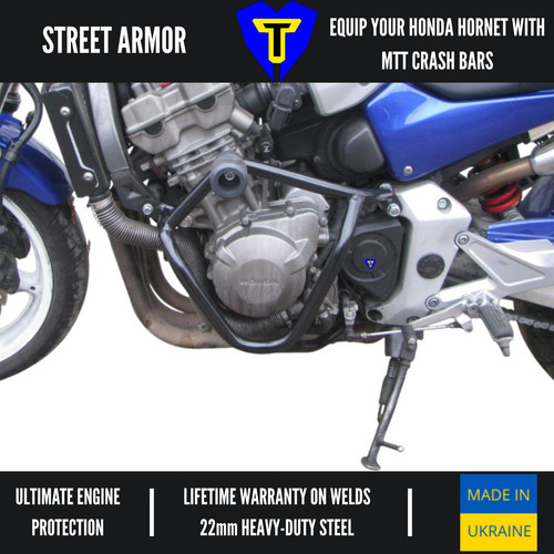 Engine guard crash - engine, bars