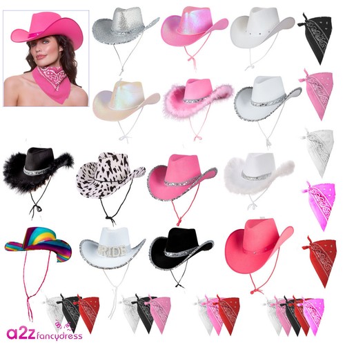 Cowboy cowgirl hat and bandana - cowboy,