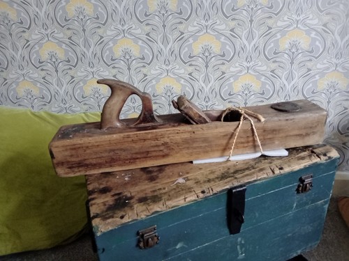 Old wooden carpenter - carpenter's, plane