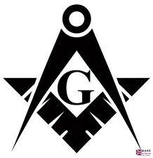 Freemasons sticker, masonic