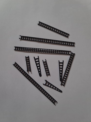 Ladders for gauge 1 - ladders, 1:76