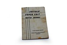 SUFFOLK SUPER COLT MOTOR MOWER FOUR STROKE ENGINE MAINTENANCE BOOKLET GUIDE