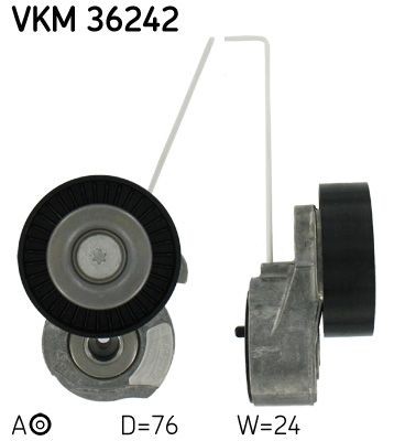 Belt tensioner ribbed - tensioner,, v-ribbed