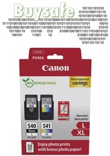 Canon PG-540L / CL-541XL High Yield Genuine Ink Cartridges, Pack of 2 (Colour & 
