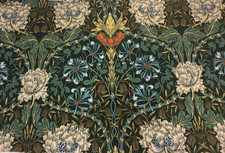 WILLIAM MORRIS VELVET CURTAIN