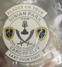 Cardiff City V Sheffield United Last Match At Ninian Park Football Badge