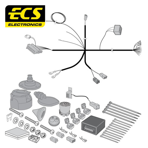 Towbar wiring kit - kit, 13