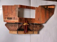 Vintage 1979 Star Wars Land Of The Jawas  sandcrawler backdrop & Lift Elevator 