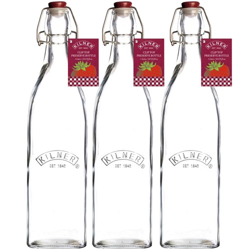 Kilner 3pcs clip - clip, glass