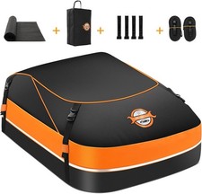 Sailnovo Car Roof Box 16 Cubic Feet Foldable Waterproof 1000D with Non-Slip Mat