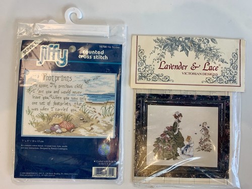 Vintage cross stitch kits - cross,