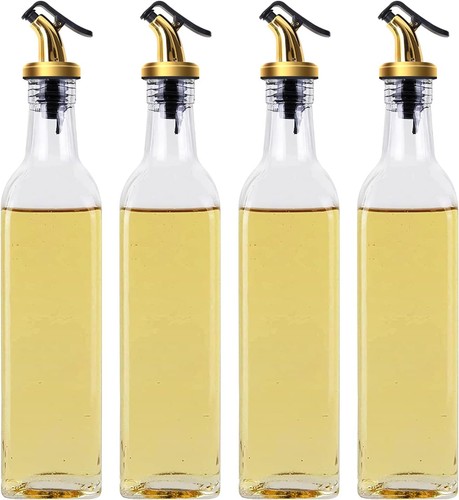 Olive oil dispenser bottle - olive,