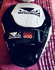 Martial arts Fighter Bad Boy - pro focus pads, Shin Guards - Tapout Gloves - Pro