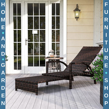 Sun Lounger Rattan 4Level