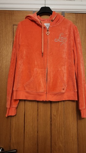 Lipsy orange size hoody - size, 16