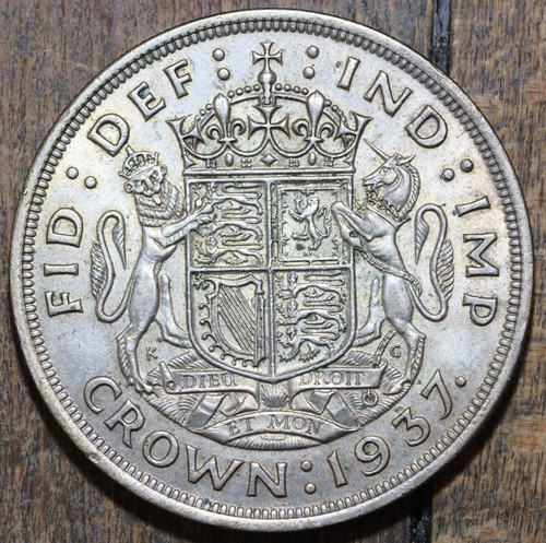 1937 kgvi coronation - kgvi, silver