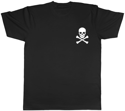 Skull and crossbones pocket - skull,