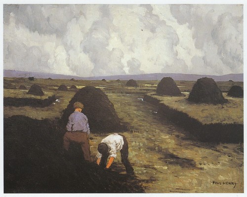 Irish bog paul henry print - bog,,