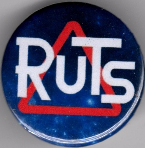 Ruts pin button badge - ruts, 25mm