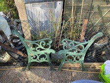 Antique Cast Iron Garden Bench