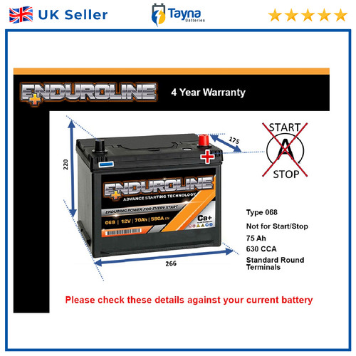 Battery fits tvr chimaera - battery,