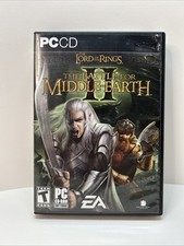 LORD OF THE RINGS The Battle for Middle Earth 2 PC CD-ROM 6 Discs Manual & Key