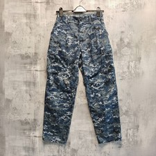 Navy NWU Type I Blue Digital Camo Cargo Pants Utility Military Surplus 29x29