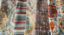 Designer fabric remnants - remnants, –