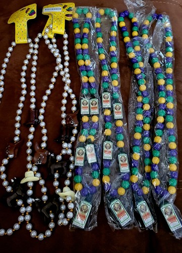 Mardi gras beads lot 2002 - gras,