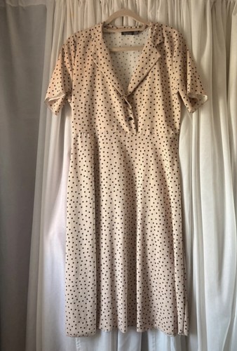 Polka dot midi - dot, boohoo