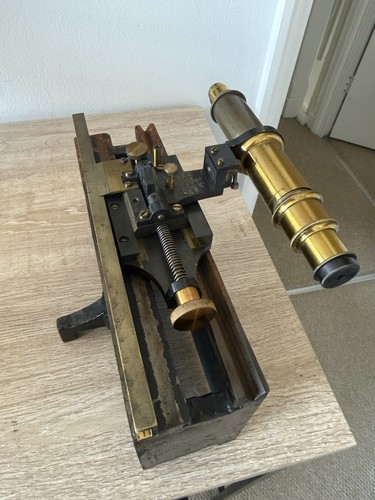 Antique travelling microscope - antique,