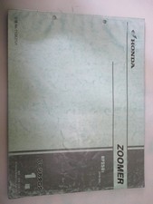 Zoomer Parts List, 1st Edition, Honda Genuine Motorcycle Maintenance Manual,...