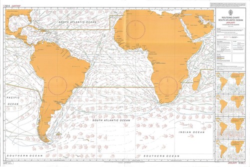5125 routeing chart south - routeing,