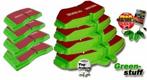 Ebc brake pads greenstuff - pads,